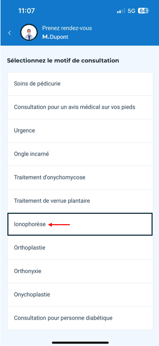 I2MA Ionophorèse en podologie consultation